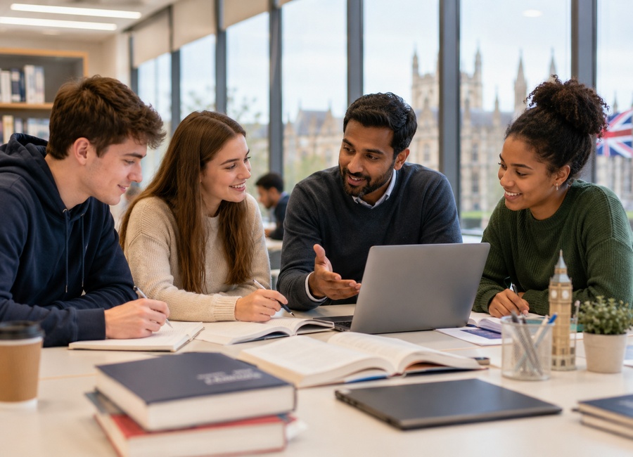 UK student receiving ethical academic assignment guidance from British Academic Helps
