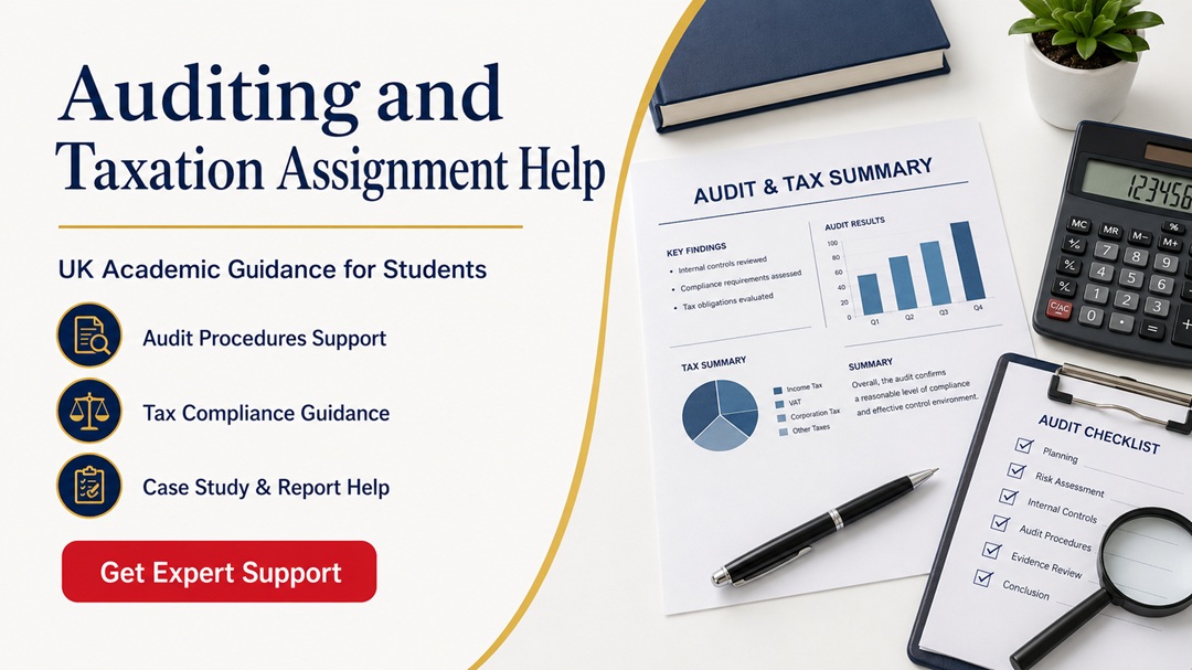 Auditing and taxation assignment help for UK students