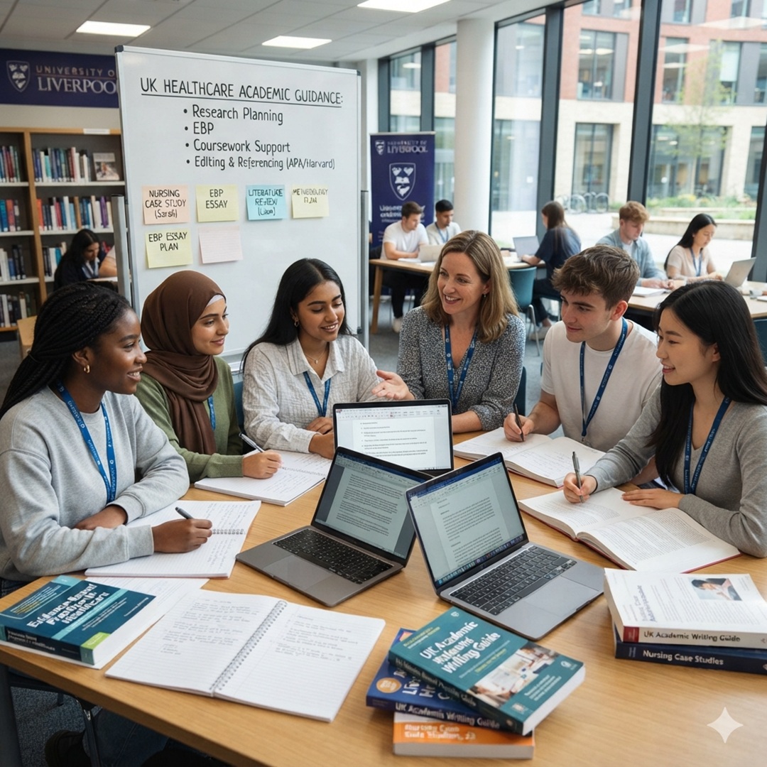 Healthcare academic guidance for UK university students