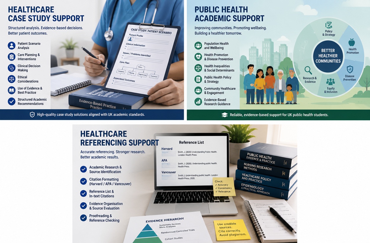 Healthcare referencing support for UK students