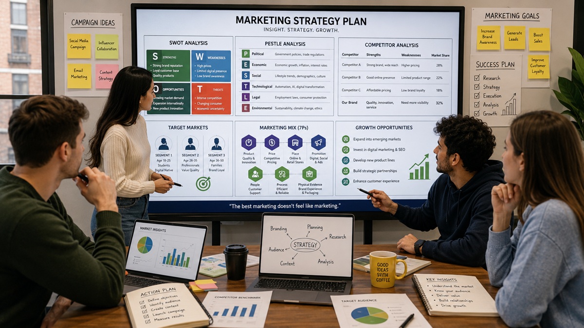 Marketing strategy analysis coursework support