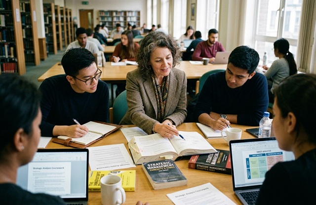 Strategic management coursework guidance for MBA students