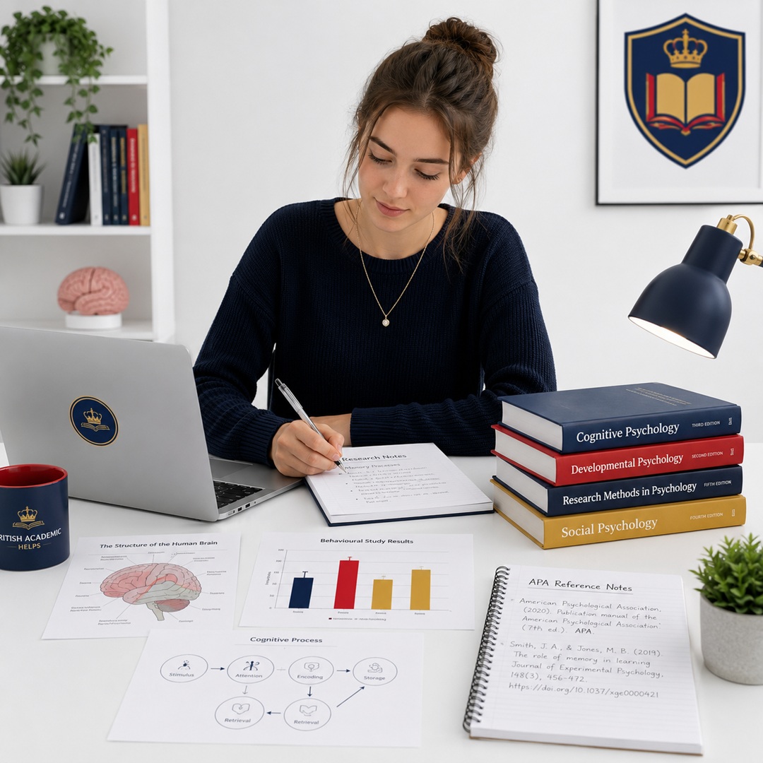Online psychology assignment help for UK university students