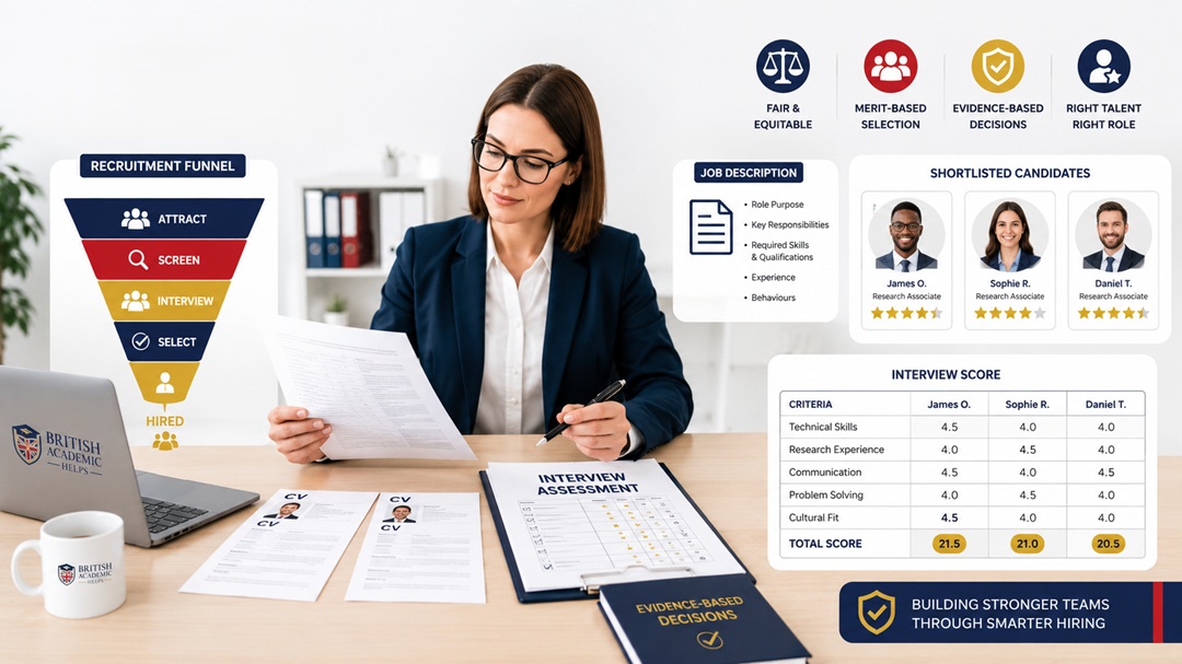 Recruitment and selection assignment guidance
