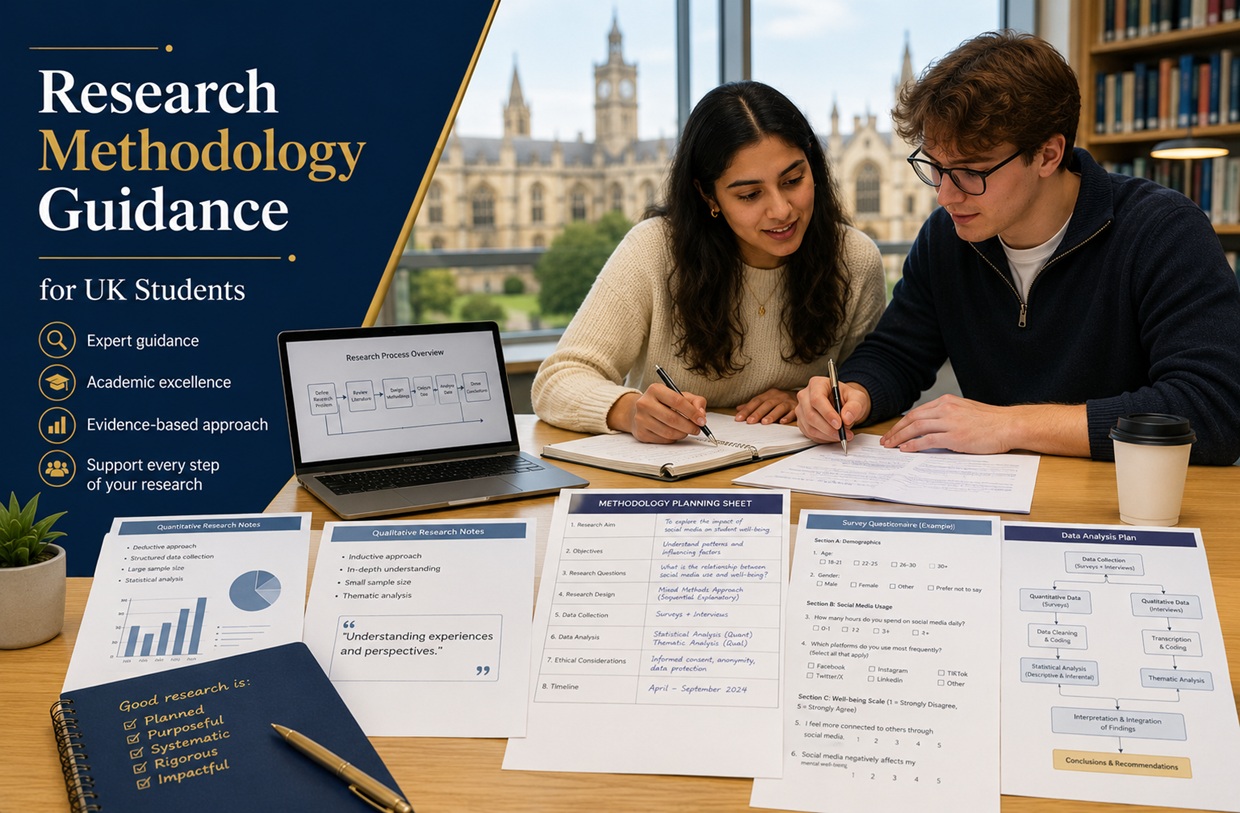 Research methodology guidance for UK students